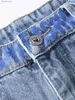 Мужские джинсы Джинсы с принтом граффити Мужские брюки с градиентом в стиле хип-хоп Шаровары с героями мультфильмов Свободные повседневные брюки с ремешками на щиколотке Джинсы-карго для мужчинL231011
