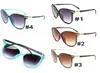 Nova moda senhora óculos de sol designer design uv400 anti-radiação lente de alta qualidade olho de gato óculos de sol cores 4 moq = 10