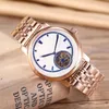 Zegarek męski luksusowe automatyczne maszyny na rękę ze zegarem ze stali nierdzewnej Sapphire Mirror Business Office zegarek składana klamra Montre de lukse zegarki VC04