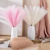 Decorative Flowers 10Pcs Pampas Grass Decor Artificial Flower Bouquet Christmas Wedding Party Home Decoration DIY Simulation Plant Fake Reed