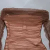 Gaza kobiety Lady Slim Sexy Bandage Bodycon sukienki z ramionami Mini Story z długim rękawem sukienki ZF5519