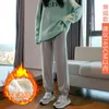 Calças femininas oversize sweatpants para mulheres cintura alta esportes moda casual baggy feminino corredores streetwear harajuku calças lh2