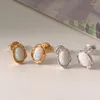 Stud Küpe S'steel 925 STRING Gümüş Opal Saplama Küpler Kızlar İçin Estetik Trend Ürünleri 2023 Parti Tasarımcısı Jewlery Women Luxury