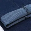 Męskie dżinsy Przyjazdy dla mężczyzn wiosna jesień samca swoboda wysokiej jakości bawełniana bawełniana regularne spodnie dżinsowe ciemnoniebieskie workowate spodnie 231012