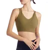 Yoga Outfit Beauty Back Bra Courir Sports Bras pour femmes Femme Active Wear Respirant Anti-Sueur Rembourré Jogging High Stretch Entraînement