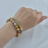 4mm 6mm 8mm 10mm 12mm Natural bracelet Crazy Agate Gemstone Healing Power Energy Beads Elastic Stretch stone round Beads bracelet