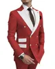 Costumes pour hommes Blazers Costumes Pour Hommes Bleu clair Smoking Veste Pantalon Boutons d'or Party Tuxedo Robe Double boutonnage Hommes pour le marié de mariage 231012