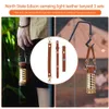 Portable Lanterns 3pcs Camping Light Lifting Rope Portable Vintage Decorative Hanging Rope Tear Resistance Accessories for BAREBONES Edison Lamp 231012