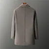 Misturas de lã masculina 2023 outono e inverno casaco negócios casual alta qualidade moda blusão tamanho grande 6xl 7xl 8xl 231011