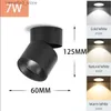 Taklampor mini liten led taklampa 220v led taklampor 7/10/15W LED Downlight Spot Panel ljus för vardagsrum sovrum Q231012
