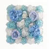 35X35CM Silk Rose Artificial Flower Wall Panels With Hydrangea Peony for Baby Shower Background Home Party Wedding Decoration