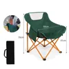 Camp Furniture Camping Folding Chair Lawn Chairs Stöd 150 kg Fällbar fiske -ryggsäck 600D Oxford Tyg Aluminiumlegering