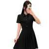 Basic & Casual Dresses Designer European Goods 2023 Summer New Style Slim Fit Metal Small Decoration Dress V9M9