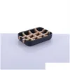 SOAP DISHES HÖG KVALITET KREATIV MODERN Simple Badrum 13.2x8.5x2.5cm Anti Slip Bamboo Fiber Dish Tray Holder 5002 Q2 Drop Deliver DH3D7