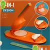 Kitchen Gadgets 2-In-1 Dumpling Maker Efficient Manual Wrapper Mold Dough Pressing Tool Accessories Drop Delivery