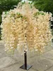 Dekorativa blommor konstgjorda körsbärsträd wisteria bröllop bankett bord center dekoration el familj trädgård jul