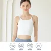 Yoga Kıyafet 2023 Spor Halesi Yastıklı Eğitim Katı Seksi Antrenman İç çamaşırı Scap Sütyen İki Taraflı Push Up Hareket Yelek Fitness Tank Top