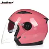 Cycling Helmets Helmet motorcycle open face capacete para motocicleta cascos moto racing Jiekai vintage helmets with dual lens 231012