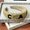 GG Designer Vintage Srate Weave повязка на голову для женщин Raffia Hairbands Jewelry Clip Accessories