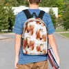 Backpack Watercolor Kitsune Backpacks Boys Girls Bookbag Cartoon Children School Bags Laptop Rucksack Shoulder Bag Large Capacity