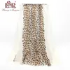 Foulards Mode Design Sexy Leopard Dot Gland Soie Châle Écharpe Pour Femmes De Haute Qualité Foulard D'été Foulards Musulman Hijab Sjaal 231012