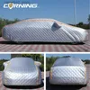 Bilskydd Hail Proof Car Cover Waterproof Exterior Auto Covers Outdoor Fordon Sunshade Protect Awning Universal Windshield Body Awningar Q231012