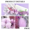 Fleurs décoratives Style de goutte d'eau naturelle Bouquet de mariée Boho Mariage Fleurs séchées Pampas Bouquets Tenant des arrangements Accueil Dhhti