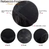 Syntetyczne peruki proste włosy peruki brazylijskie ludzkie włosy z grzywką Krótkie peruki dla czarnych kobiet Make Peruka Rebecca Remy Hair Bob 231012