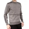 Maglioni da uomo Moda O-Collo lavorato a maglia impiombato All-match Lattice maglione Abbigliamento da uomo 2023 Autunno Nuovi pullover casual Manica lunga Coreano Top J231023