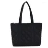 Вечерние сумки, женская большая сумка, модная стеганая женская сумка большой вместимости, простая дизайнерская сумка, водонепроницаемая нейлоновая женская сумка на плечо