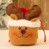 Wholesale Christmas decorations candy bags gift bags elderly snowmen elk apple bags Christmas tree decorations