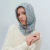Bonnet en tricot coloré pour femmes, chapeaux à la mode, écharpe de rue chaude d'hiver, casquettes écrémées, couvre-tête, accessoires de chapeaux décontractés