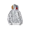 Mens hoodie designer hoodies tröja för män kvinnor 100% ren topp qulity bomull natt glöd stjärnhimmel dubbel hatt kofta full dragkedja