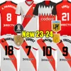 BORJA 23 24 RIVER PLATE J.ALVAREZ Home Soccer Jerseys PALAVECINO 3rd Camiseta PEREZ DE LA CRUZ 2023 2024 terceiro AWAY camisa de conceito de futebol masculino kit infantil M.SUAREZ LANZINI