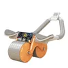 Sit-Up-Bänke, automatisches Rebound-Plank-Bauchmuskel-Rollrad für Rumpftrainer mit Ellenbogenstütze 231012