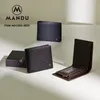 MANDU mandu designer fashion men's wallet casual cross cross cross-border Europe and the United States rfid anti-theft card bag short two fold leather 01