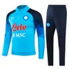 22 23 män barn Napoli Tracksuit Soccer Jersey Football Kit 2023 SSC Neapel Ae7 D10s Hommes Training Suit Wear Formation Tuta Chandal Squitude Jogging