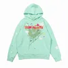 Hoodies Sweatshirts 2023 New Sky Blue Sp5der Hoodie Hip Hop Young Thug Spider Hoodie World Wide 555555 Sweatshirts Print Pullover Hoody Big Kids Youth