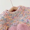 Cardigan 16Y hiver bébé filles vêtements pull enfant en bas âge amour tricot né tricots à manches longues coton hauts pullover 231012