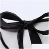 Gift Wrap Creative Design Large Black Border White Kraft Paper Bag With Handle Wedding Party Favor Bowknot Lx01480 Drop Delivery Hom Dhcls