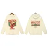 Designer Heren Rhude hoodie Brief Print Lange Mouw Warm Y2k Luxe Grafische hoodies Trui Hip Hop Sweatshirts AMERIKAANSE MAAT p75f #