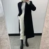 Giacche da donna Corea del Sud Dongdaemun Inverno Moda allentata Net Red Ocean Air Con doppio petto Cappotto di lana medio lungo Donna