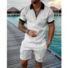 Men's Tracksuits Polo Tracksuit Shorts Sets For Man Clothing Fashion Creative Design Short Sleeve O-neck Tshirt Lawyer I'll Be There