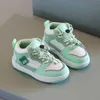 Athletic Outdoor Children's Sneakers 2023 Spring Boys Casual Shoes High-Top Girls 'Board Soft-Soled Baby Shoes YQ231012