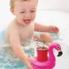 Şişme içecek tutucular havuz bardağı tutucu çocuklar için şamandıralar su eğlenceli oyuncaklar flamingo havuzu şamandıra parti malzemeleri 12 ll
