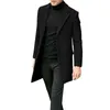 Trench Coats Masculinos Casacos de Inverno Homem Novo Roupas Masculinas Britânico Business Casual Casaco de Lã Jaqueta de Primavera jaquetas longas para homens poncho trench coat J231012