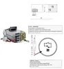 Hongpoe 6000W 85V Fonte de alimentação 0-85V Power ajustável 85VDC AC-DC 0-5V Controle de sinal analógico Se-6000-85 Transformador de energia 85V 70.5A 110VAC/220VAC Entrada