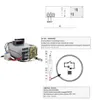 HONGPOE NEW 6000W 400A 15V電源15VドライバーLEDストリップ0-5Vアナログ信号制御0-15V調整可能電源SE-6000-15 110VAC/220VAC入力