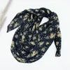 Scarves Muslim Crinkled Square Headscarf High-Quality Soft Material Floral Hijab Easy to Style Comfortable to Wear Square Shawl 231012
