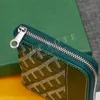 Mode Leder Brieftasche Münze Geldbörse Go Yard Kartenhalter Designer Männer Brieftasche Reißverschluss Brieftasche Schlüsselhülle Münzbrieftasche Mehrfachfarben Auswahl Großhandel mit Kasten